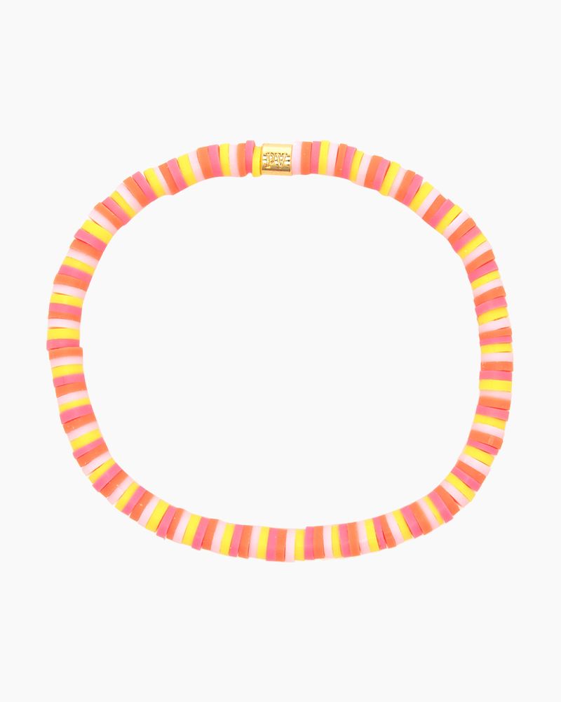 Seascape Vinyl Stretch Disc Bracelet