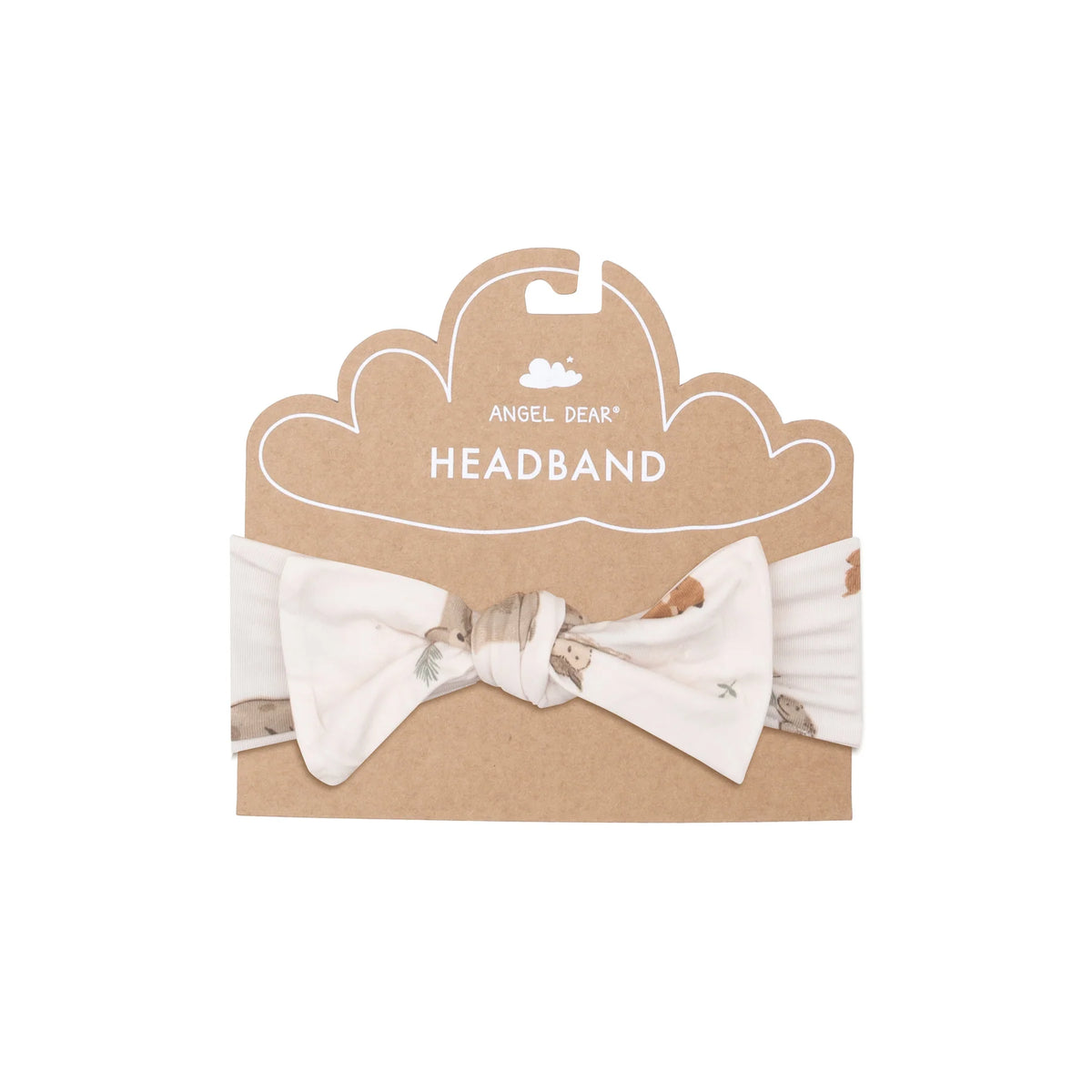 Mixed Woodland Animals Pink Headband