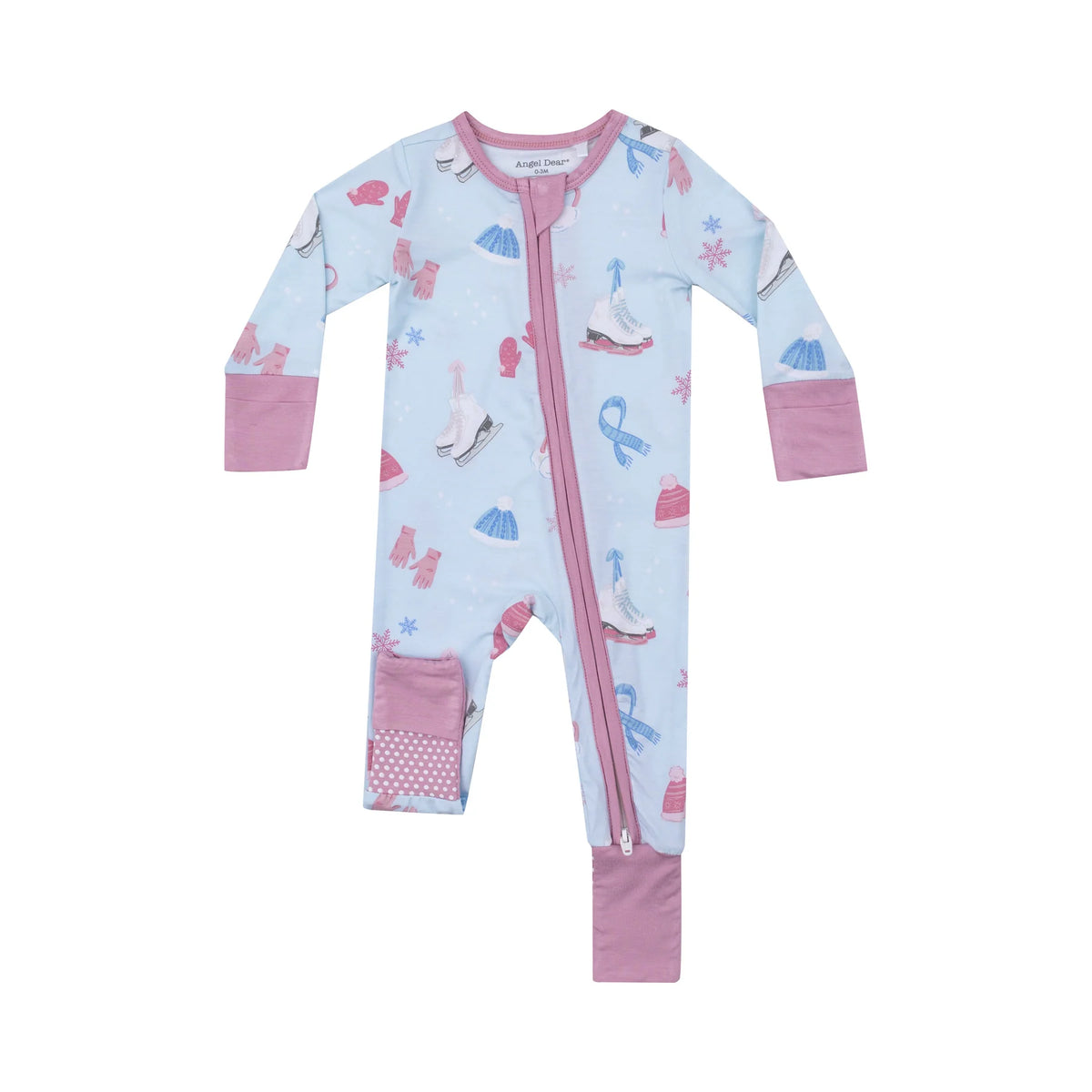 Ice Skating 2-Way Zipper Romper