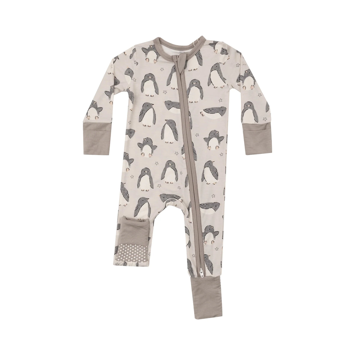 Penguin Pals 2-Way Zipper Romper