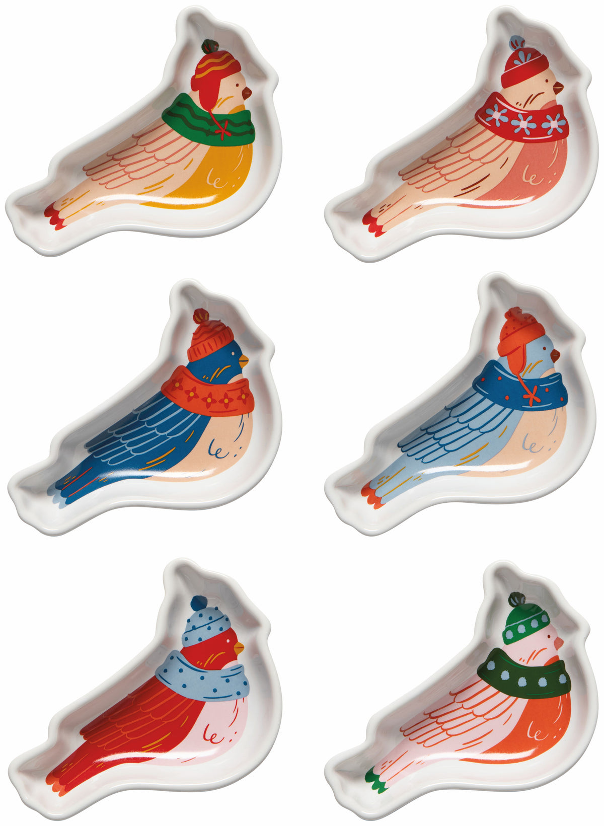 Season&#39;s Tweetings Christmas Pinch Bowls