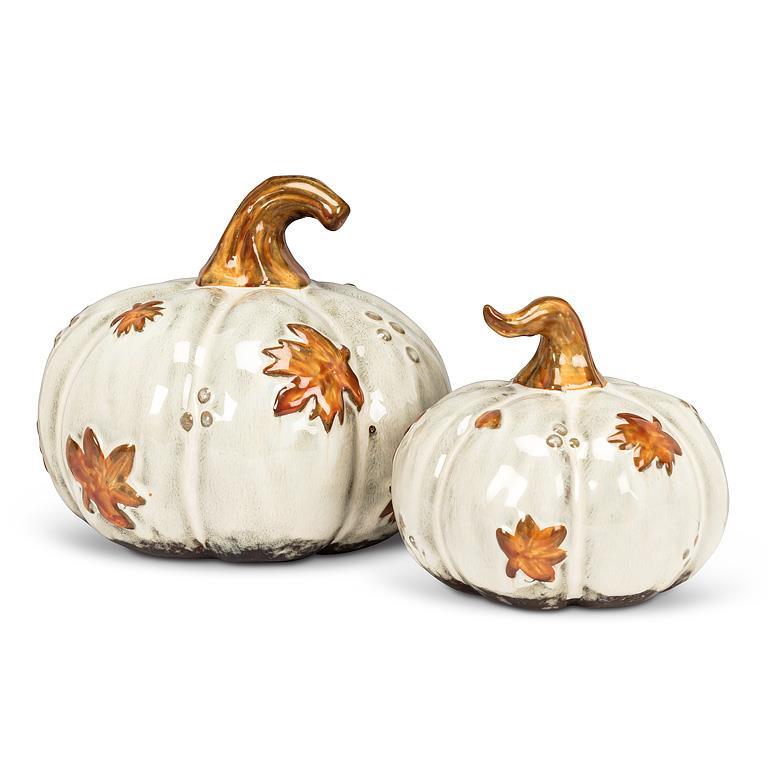 Small Falling Leaves Pumpkin