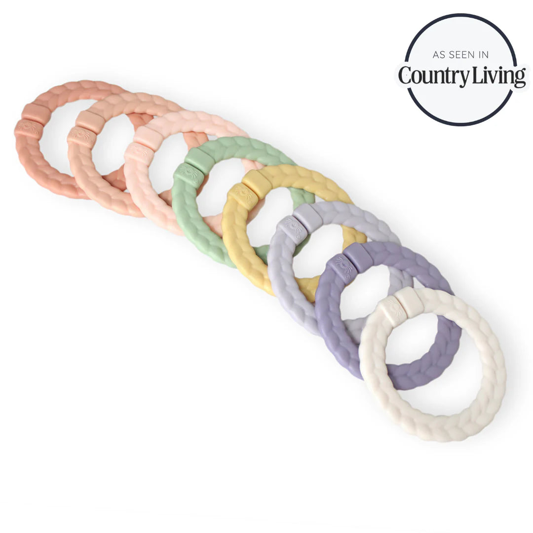 Bitzy Bespoke Itzy Rings™ Linking Ring Set Pastel
