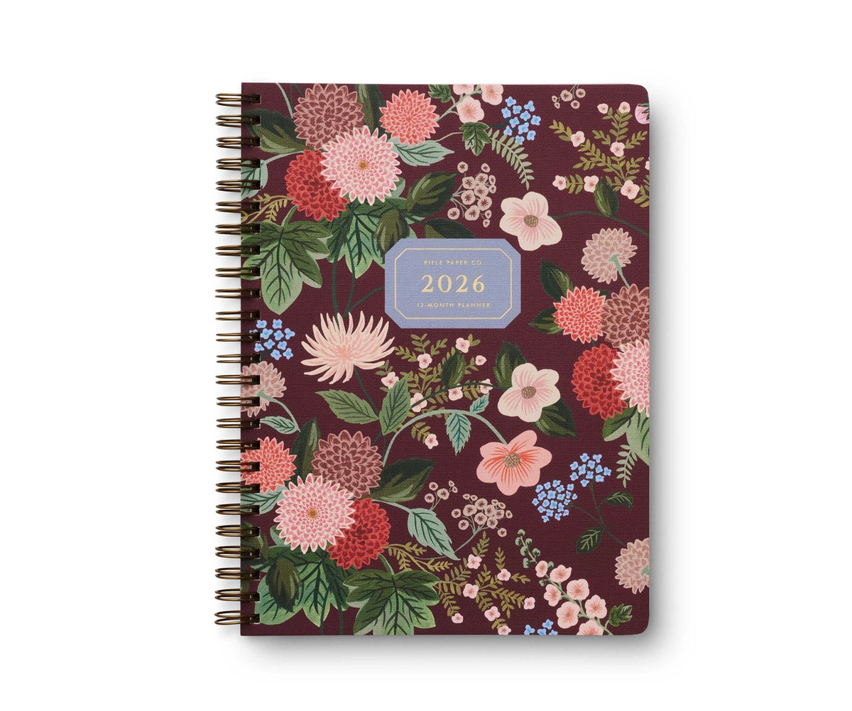 2026 Dahlia 12-Month Softcover Spiral Planner