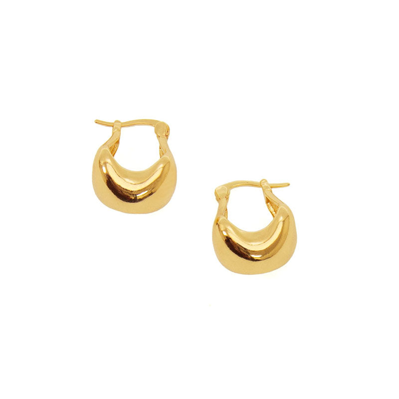 Small Tapered Hoop Earring