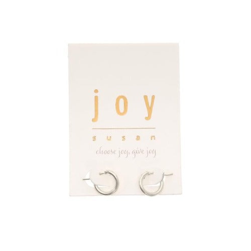 Silver Petite Hoop Earrings