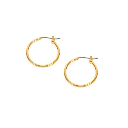 Gold Classic Small Hoop Earrings