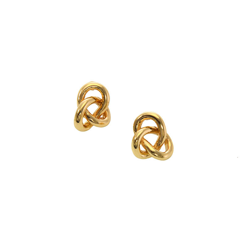 Overhand Knot Post Earrings