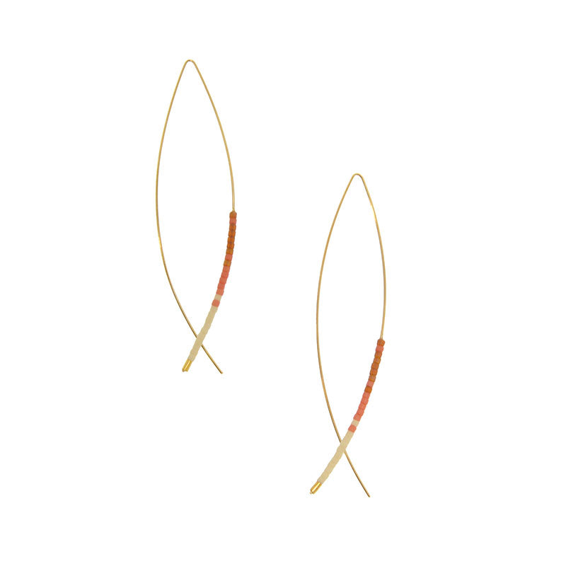 Threader Bead Earrings