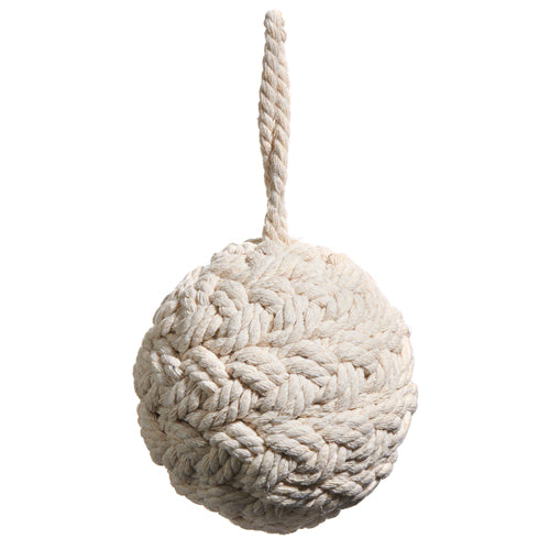 4&quot; Braided Rope Ball Ornament