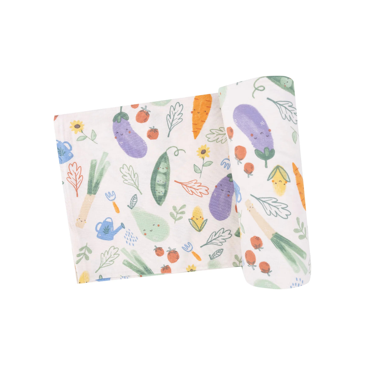 Veggie Patch Swaddle Blanket