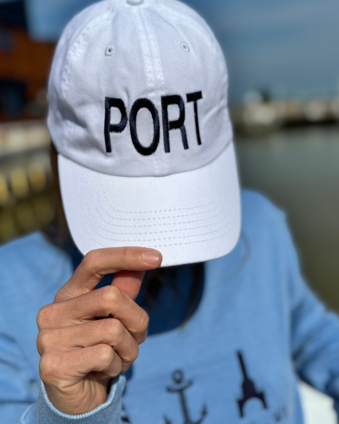 PORT Classic Baseball Cap-White