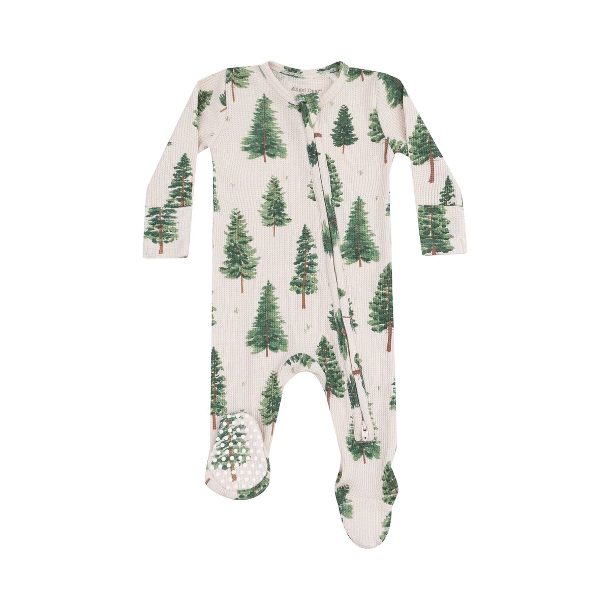 Forest Trees 2-Way Zipper Footie