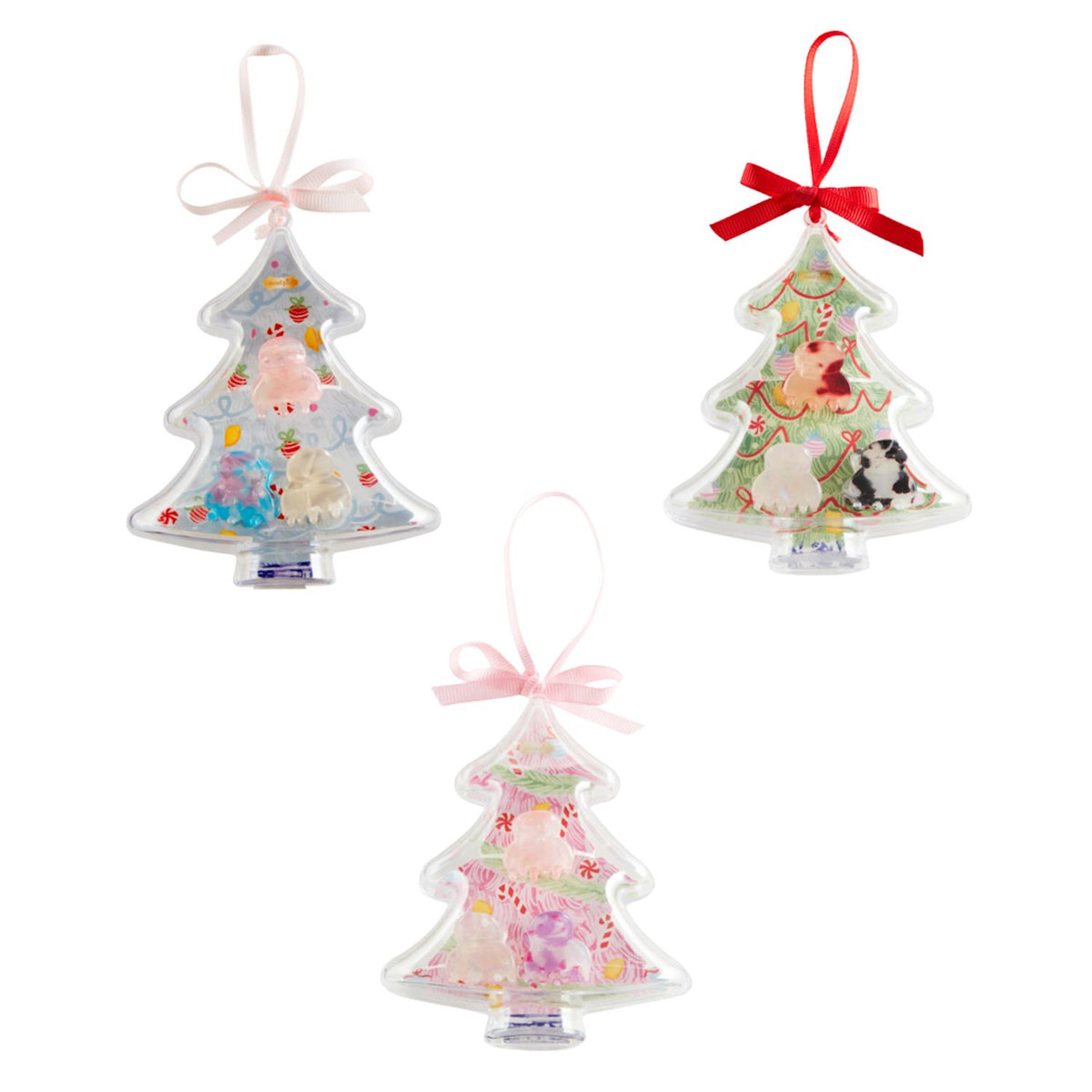 Mini Claw Clip Ornament Set