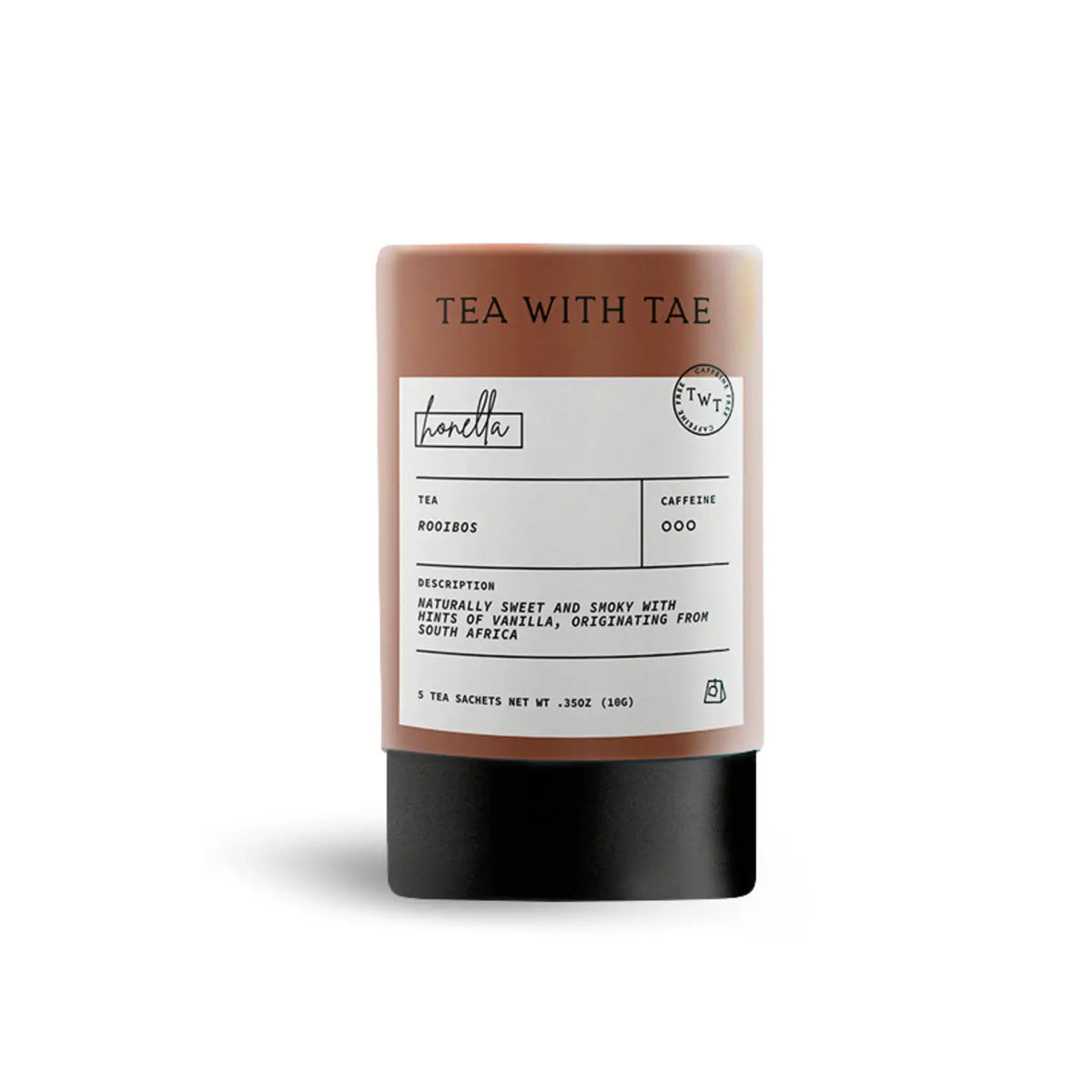 Honella Honeybush Herbal Mini Tea Tube