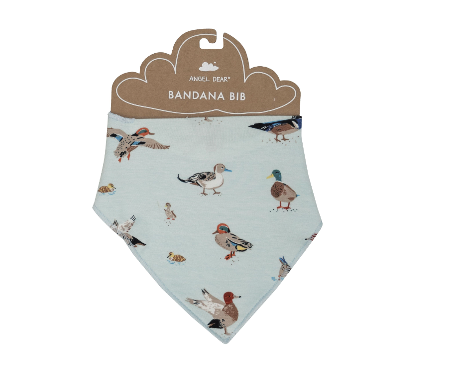 WOODLAND-Green Ducks Bandana Bib