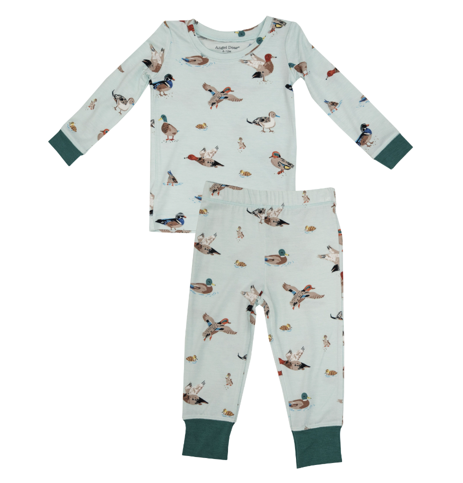 WOODLAND-Green Ducks Loungewear Set