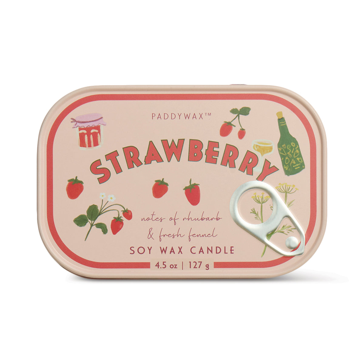 Bistro Printed Tin Candle