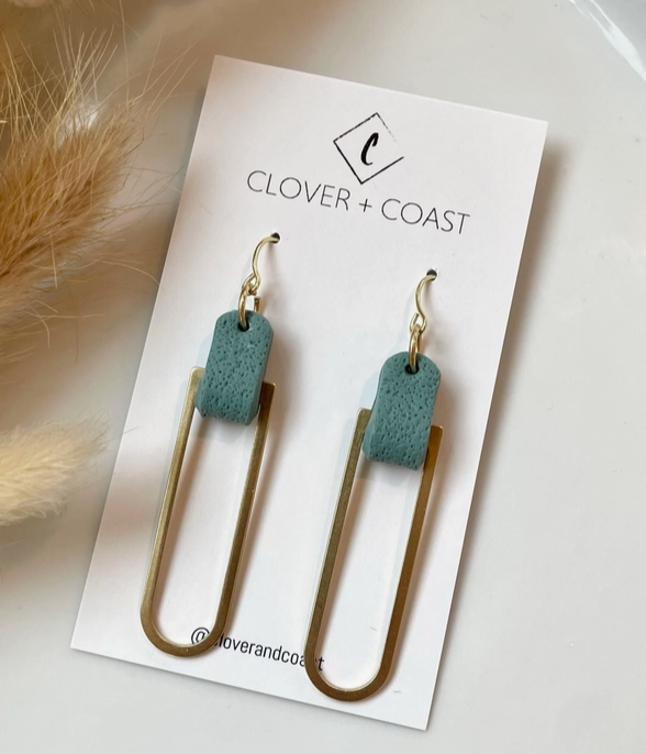 Phoebe Polymer Clay Dangle