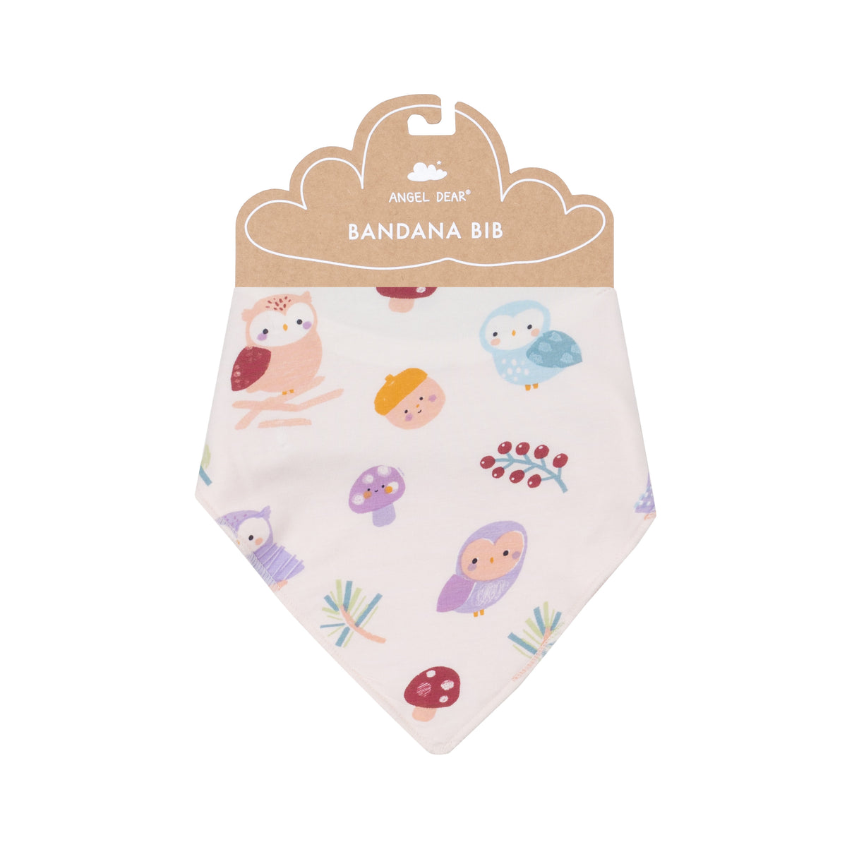 Cute Owls Bandana Bib