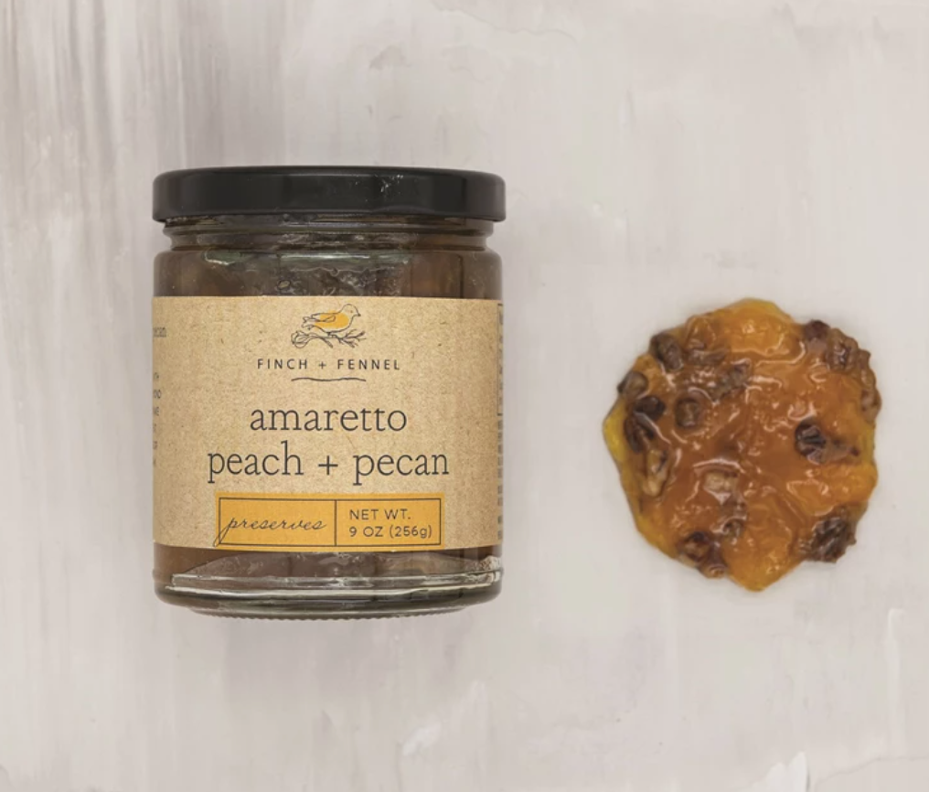 Amaretto Peach Pecan Preserves