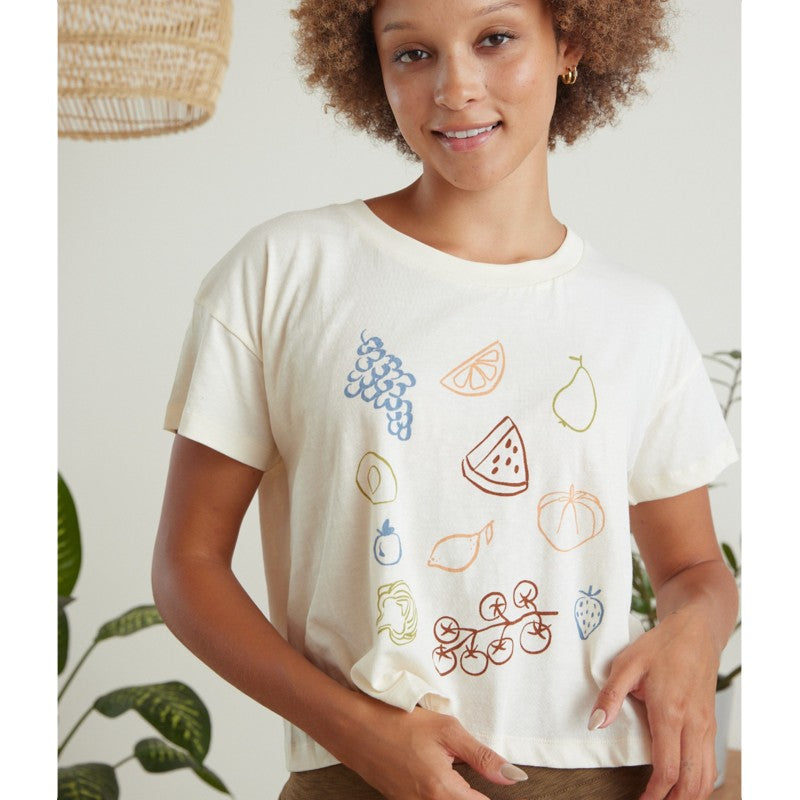 Fruits &amp; Veggies Crop Tee