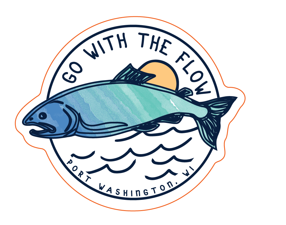 Go with the Flow Sticker