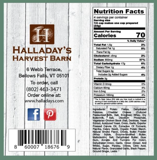 Loaded Baked Potato Soup Mix