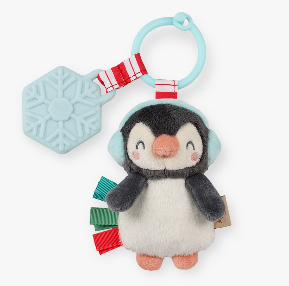 Holiday Itzy Pal Plush &amp; Teether Penguin