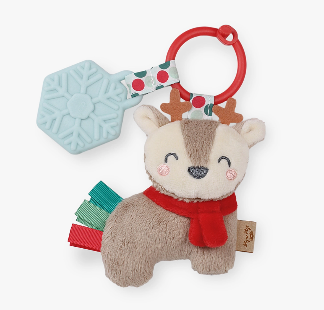 Holiday Itzy Pal Plush &amp; Teether Reindeer