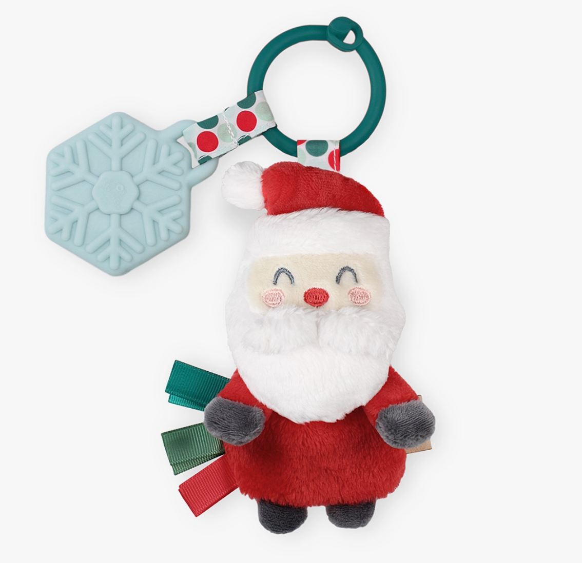 Holiday Itzy Pal Plush &amp; Teether Santa