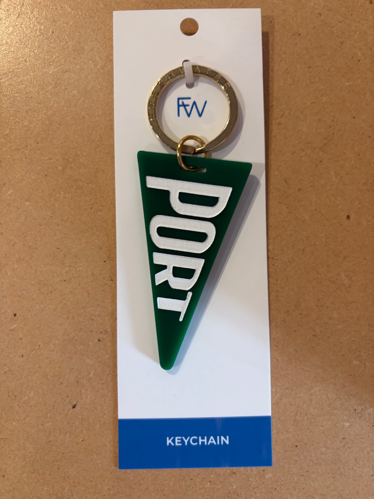 Port Pennant Flag Keychain
