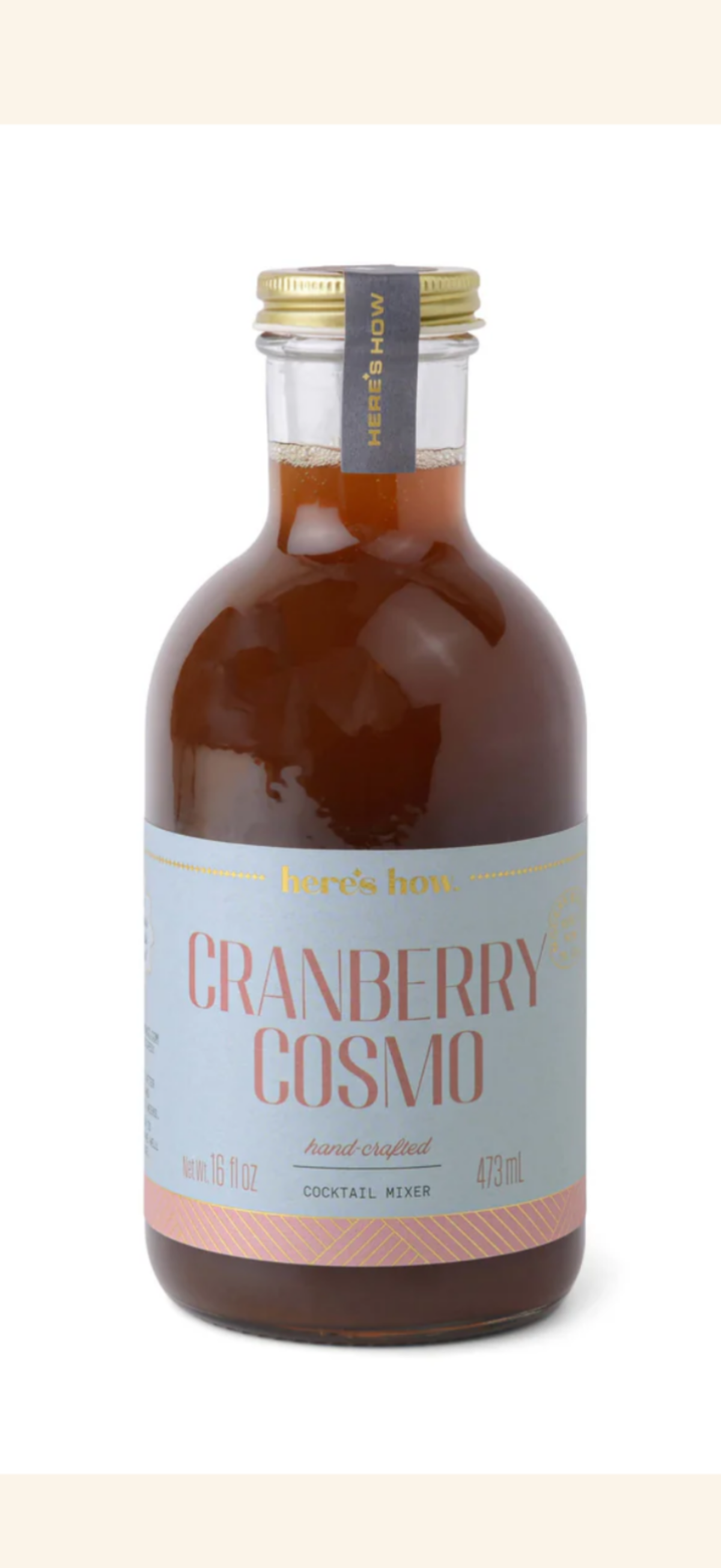 Cranberry Cosmo Mixer