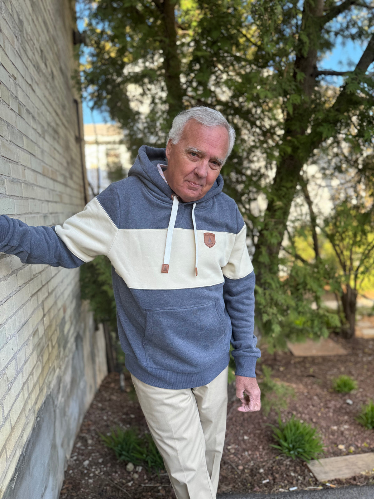 Contrast Stripe Hoodie