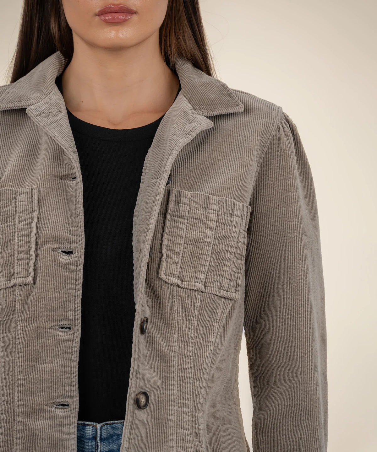 Kyra Corduroy Jacket- Rosemary