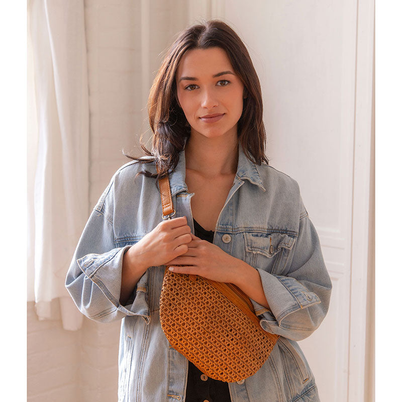 Nova Faux Cane Sling Belt Bag