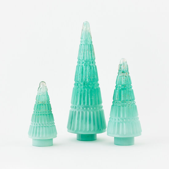 Matte Teal Tree 15.5 inch