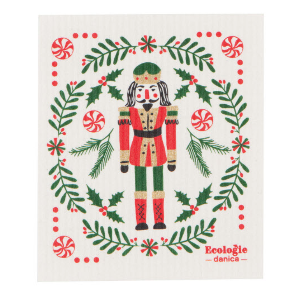 Nutcracker Swedish Dishcloth