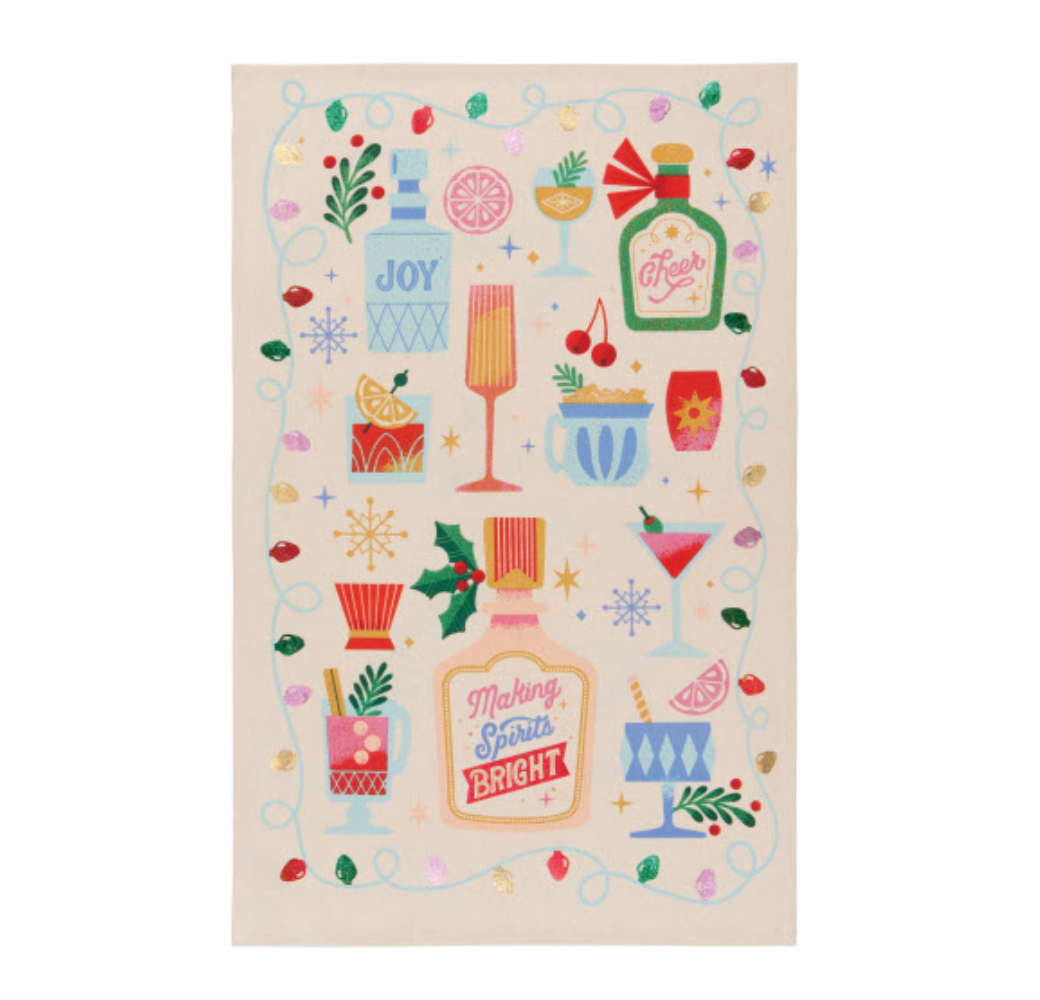 Spirits Bright Decorative Dishtowel