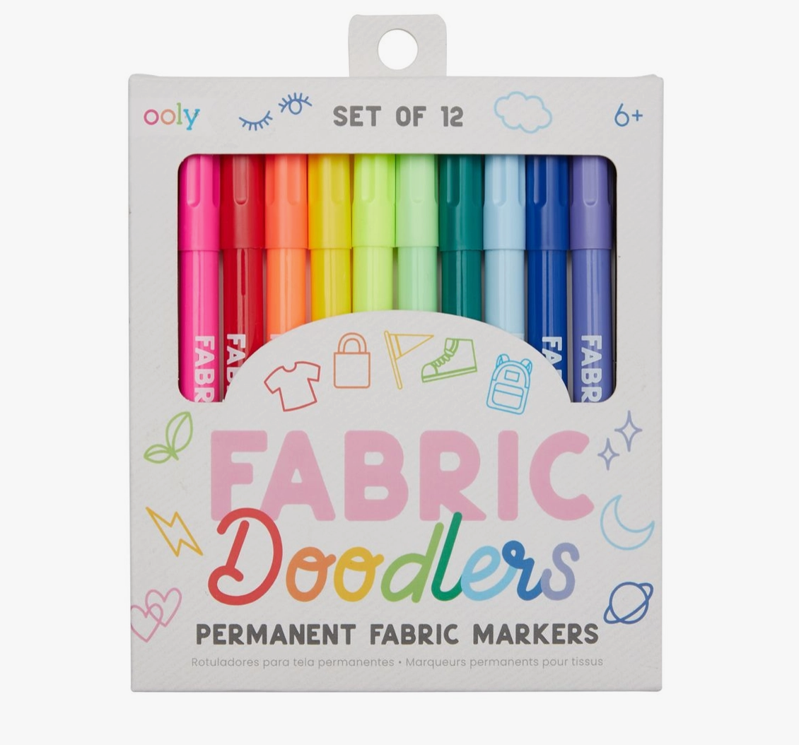 Fabric Doodlers Markers Set of 12