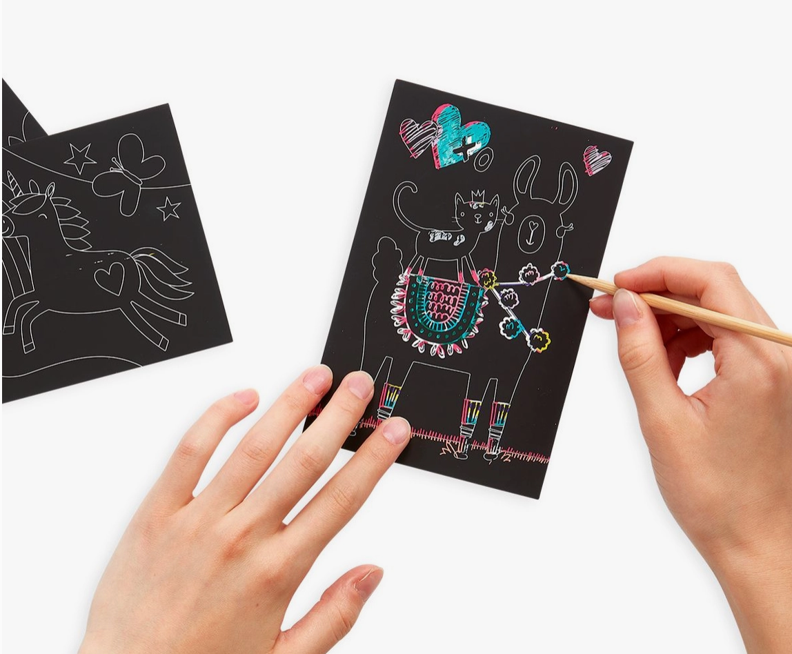 Mini Scratch &amp; Scribble Art Kit:Funtastic Friends