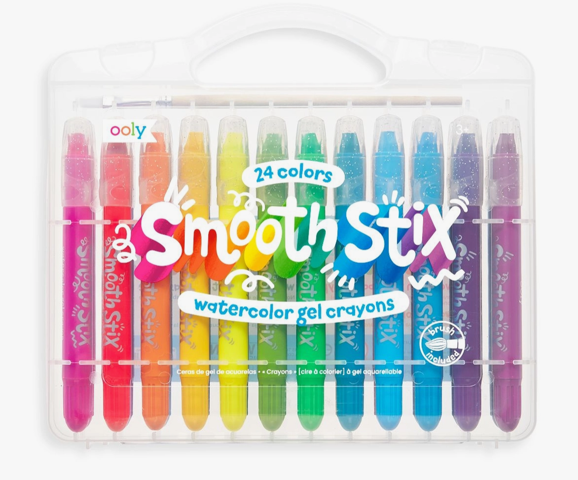Smooth Stix Watercolor Gel Crayons - 12 pack