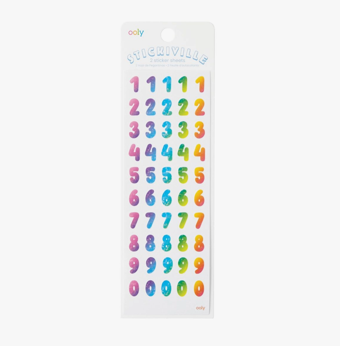 Stickiville Rainbow Numbers