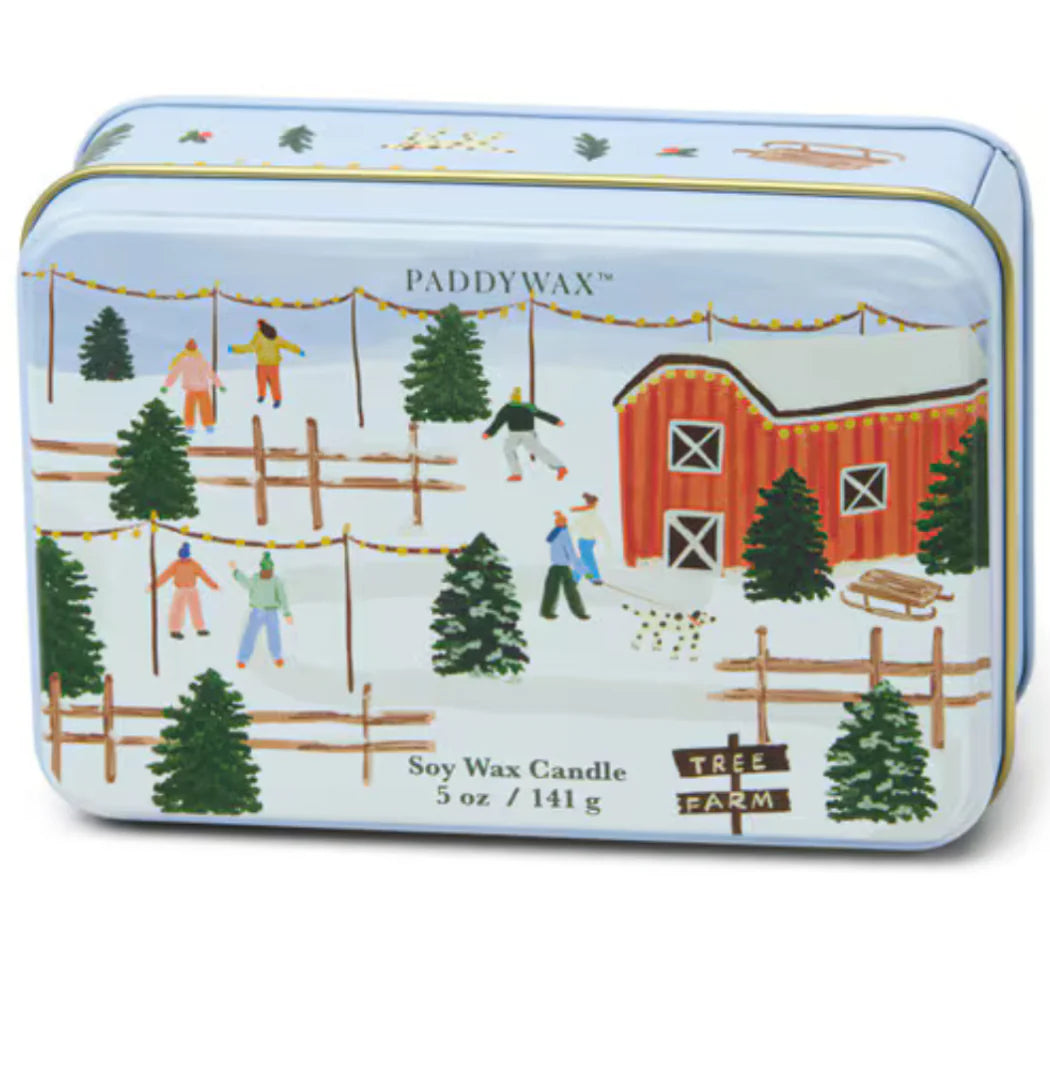 Holiday Tin Candle-Christmas Tree Farm