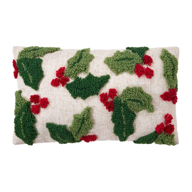 Holly Berries Pillow