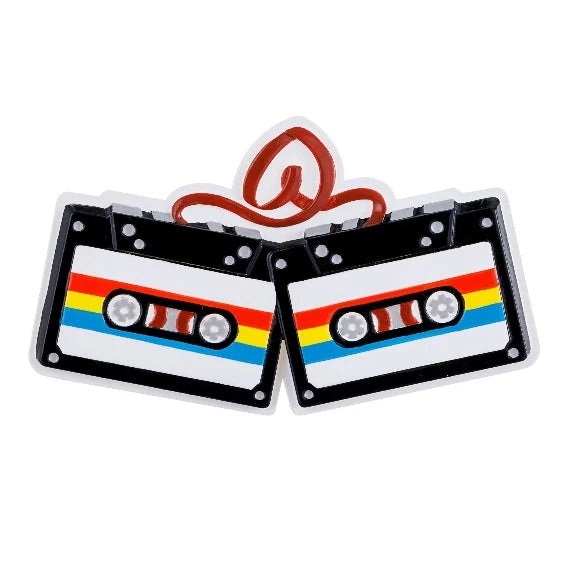 Cassette Couple Personalized Ornament