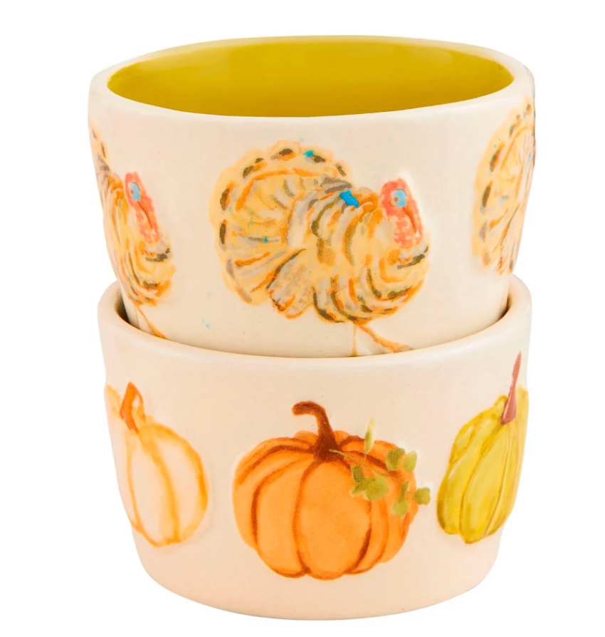 Turkey Gather Tidbit  Plate