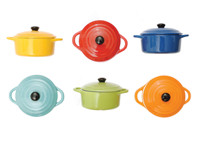 Stoneware Mini Baker with Lid