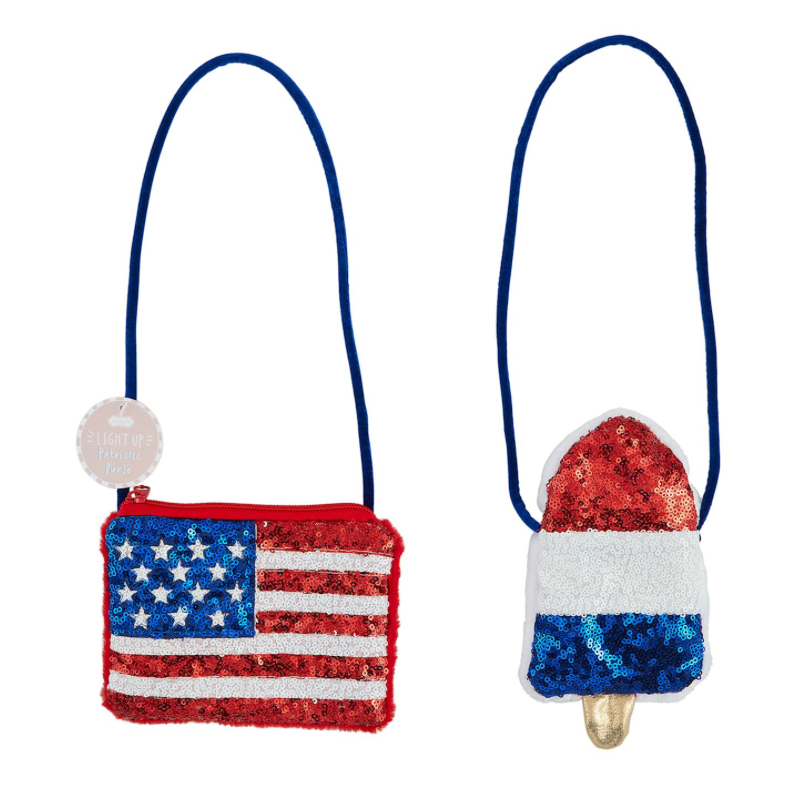 Light-Up Patriotic Purse