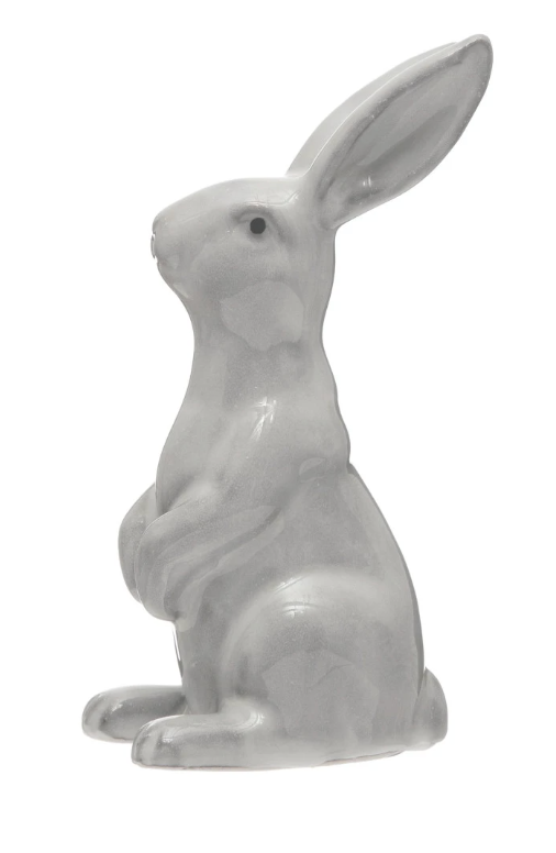 Stoneware Rabbit w/ Reactive Glaze